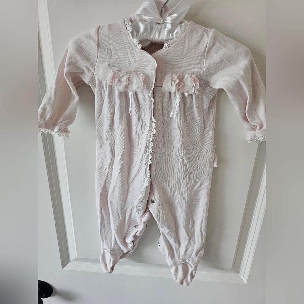 Edgehill Collection Light Pink Baby Footie
